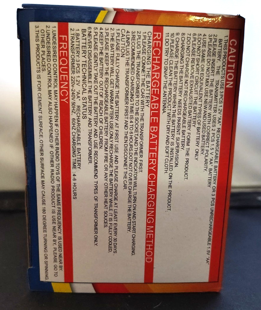 DASHER RADIO CONTROL STUNT VEHICLE