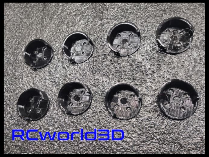 QUADCOPTER BRUSHLESS MOTOR MOUNT/BASE PROTECTOR 4PCS 3D PRINTED SOLID - PLA