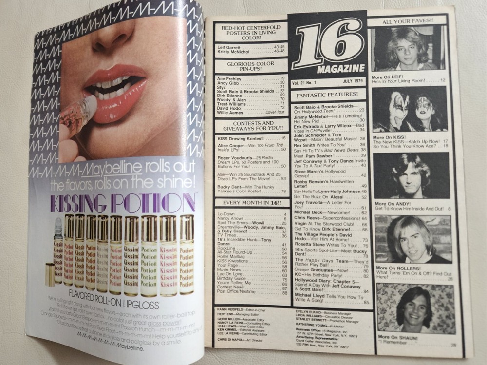 16 Magazine KISS July 1979