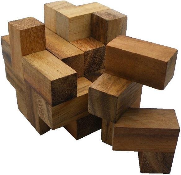 Propeller Cube - Wooden Brainteaser Puzzle