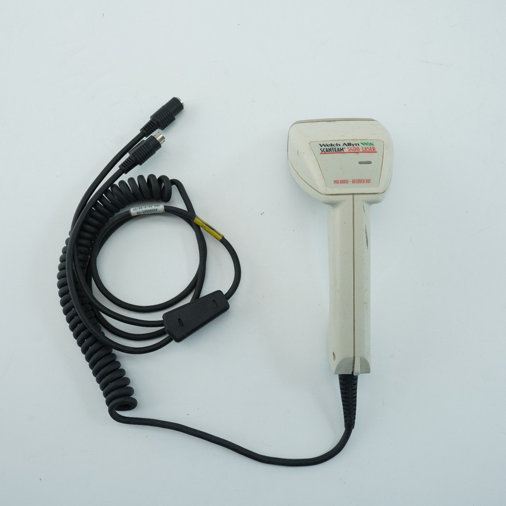 WELCH ALLYN 5400 USED SCANTEAM LASER  BAR CODE READER USED