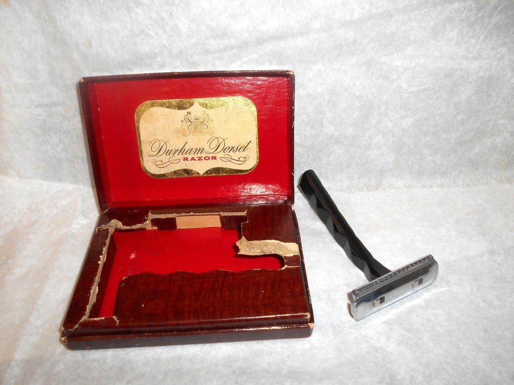 Durham Dorset Safety Razor w 1 Blade Box