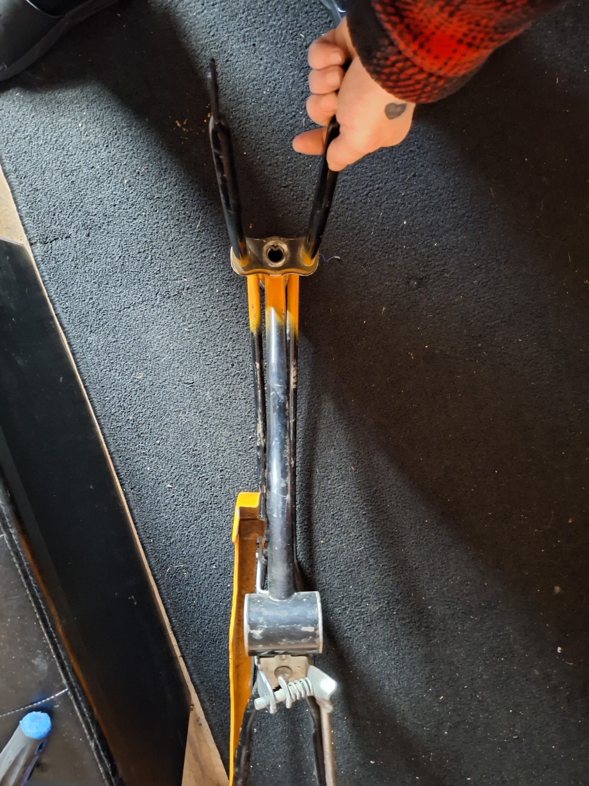 Huffy Muscle Bike 20" Frame Set Og Paint Cheater Slick Dragster Gremlin