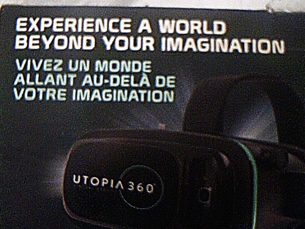 Utopia 360 Virtual Reality 3D Headset + Bluetooth Controller NEW