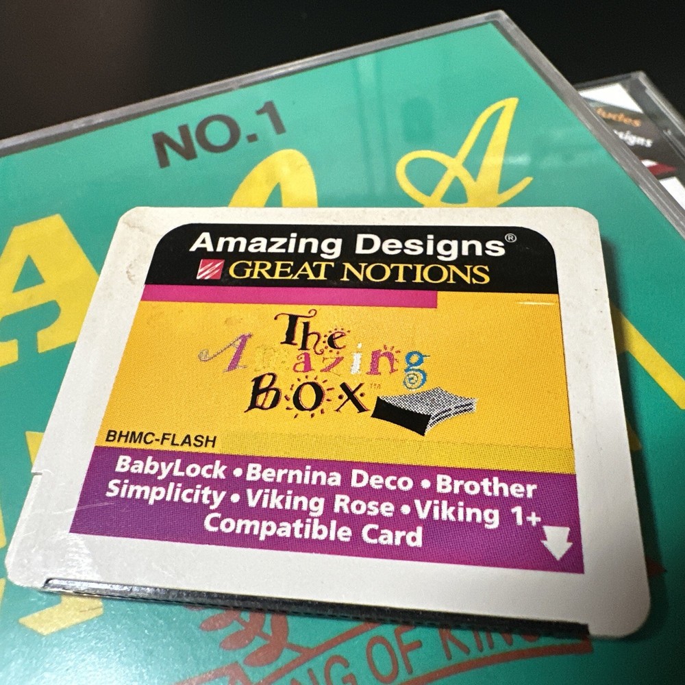 Simplicity, Embroidery Machine, SE3, 5 memory cards