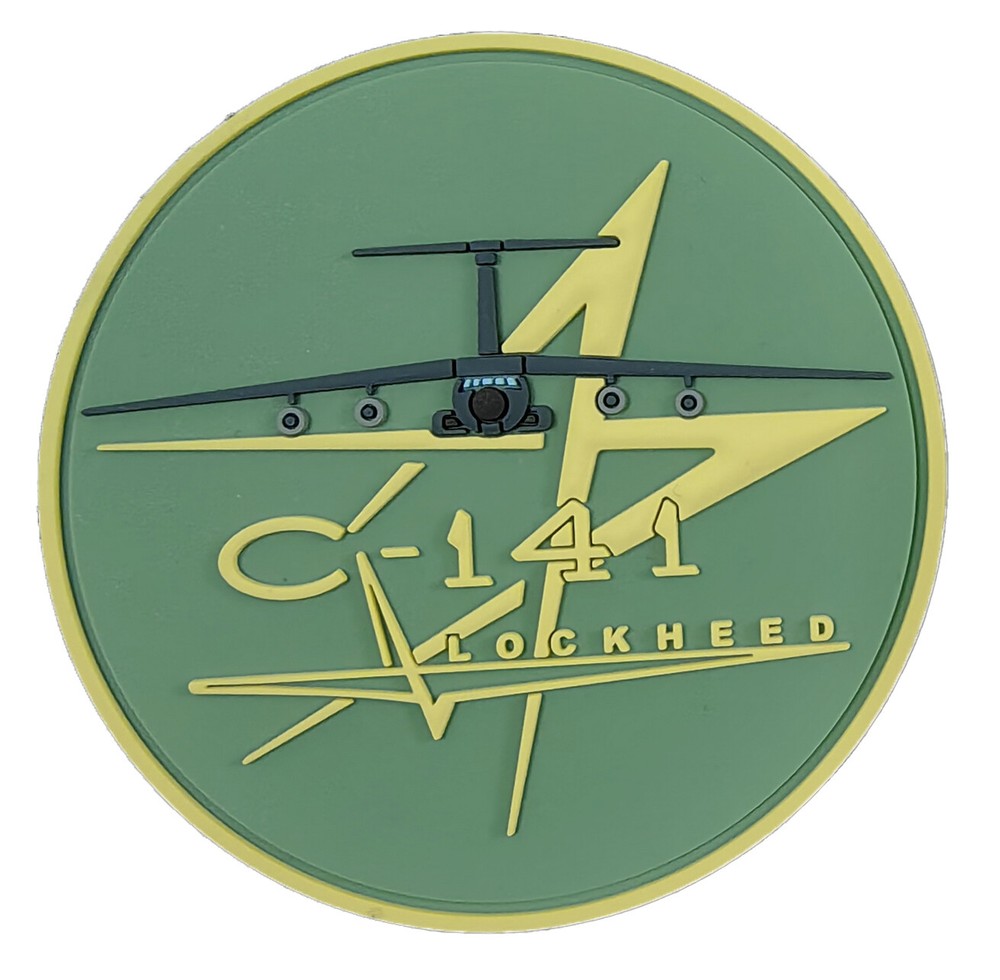 Lockheed Martin® C-141 Starlifter™ (Ashtray) PVC Patch – With Hook and Loop