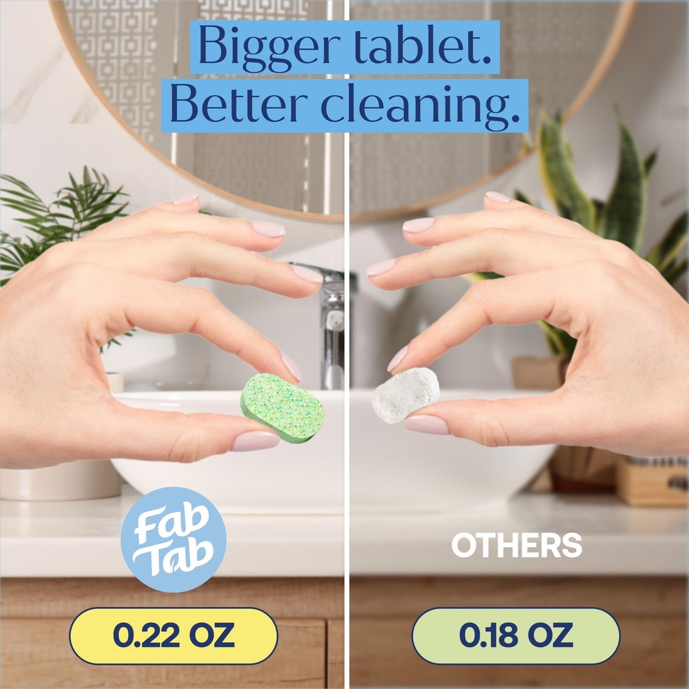 Bathroom Cleaning Spray Refill Tablets - All-Purpose Cleaner Spray Tablets - ...