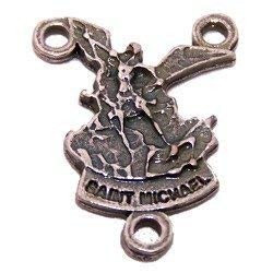 Saint Michael ` the Archangel ` center - Pewter (1.7 cm-0.67")
