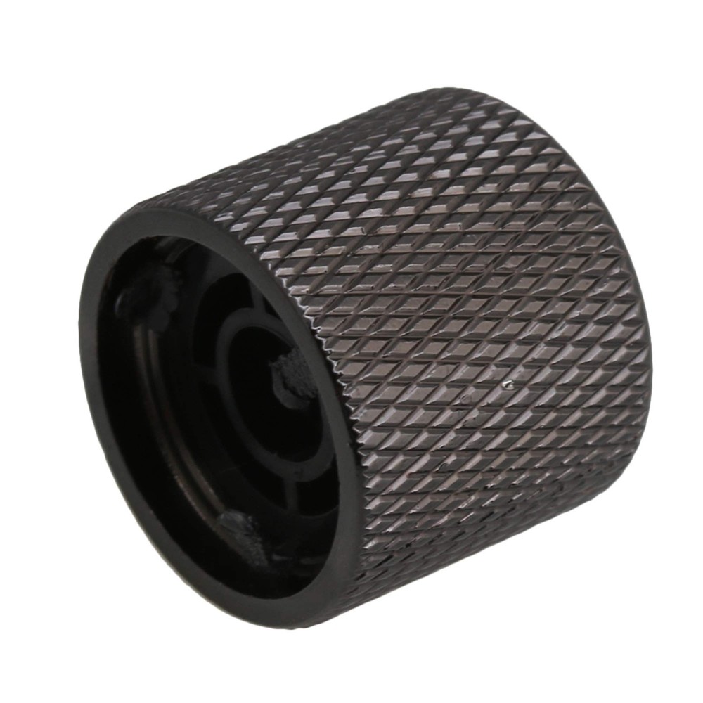 4PCS Black Red Dot Gem Metal Guitar Potentiometer Knobs Control Knurled