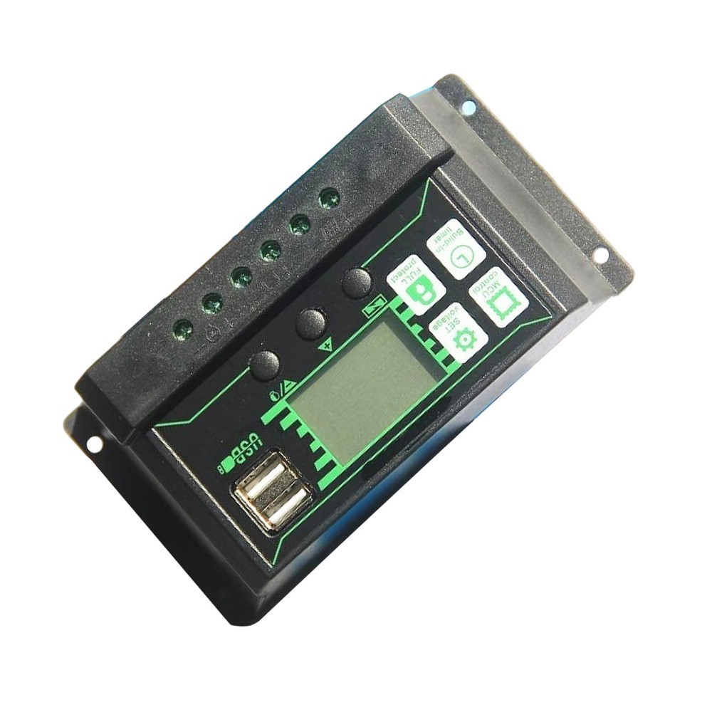 10A For PWM Solar Charge Controller For Efficient Solar Battery Management USB