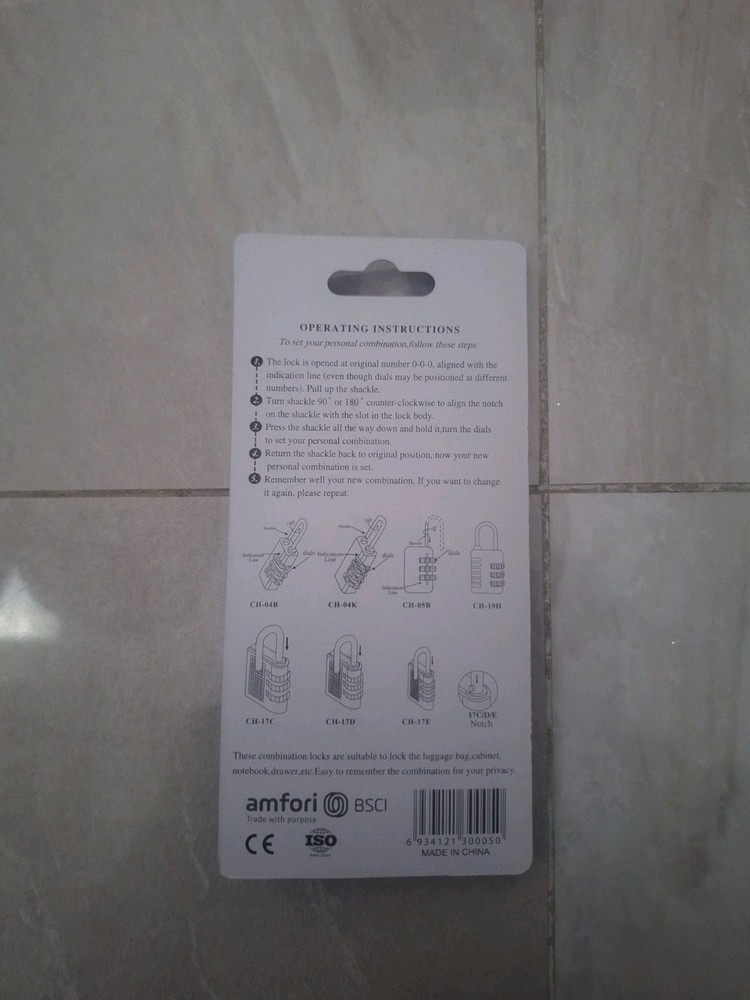 24-Pack Combination Padlocks – Individually Retail Packaged, 3-Digit Lock for...