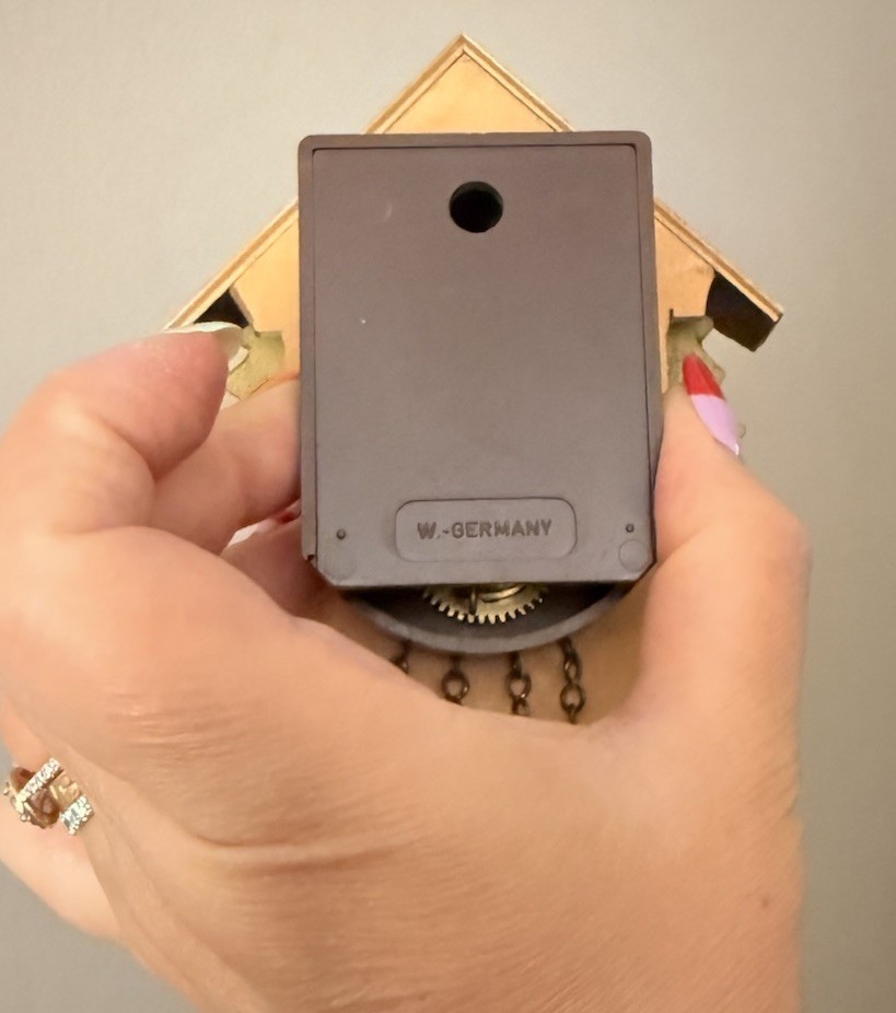 Mini Black Forest Wind Up Clock - Germany