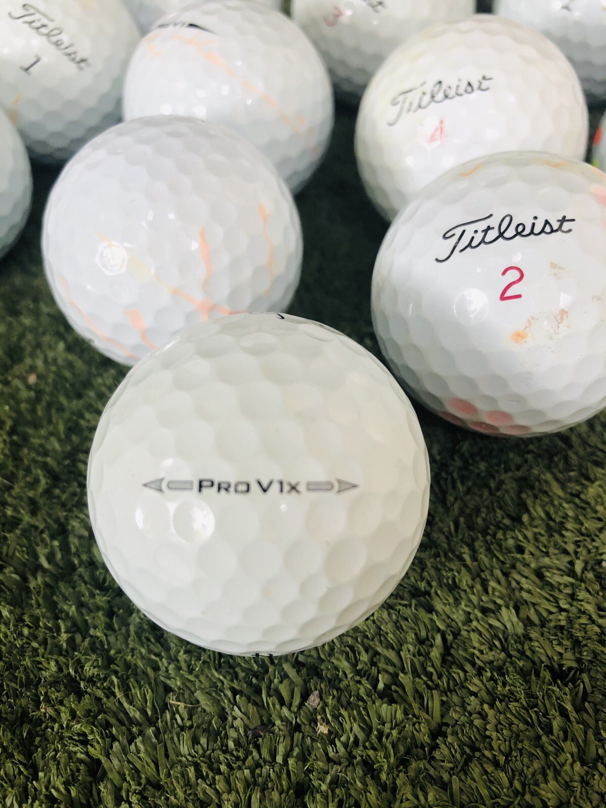 50 Titleist Pro V1 / V1X 3A Used Balls Golf Balls AAA
