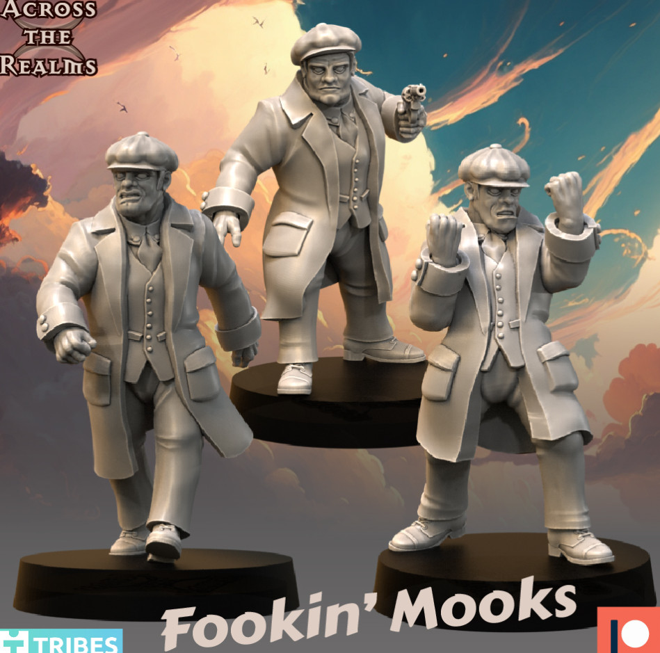 Fookin' Mooks x 3 (32mm)