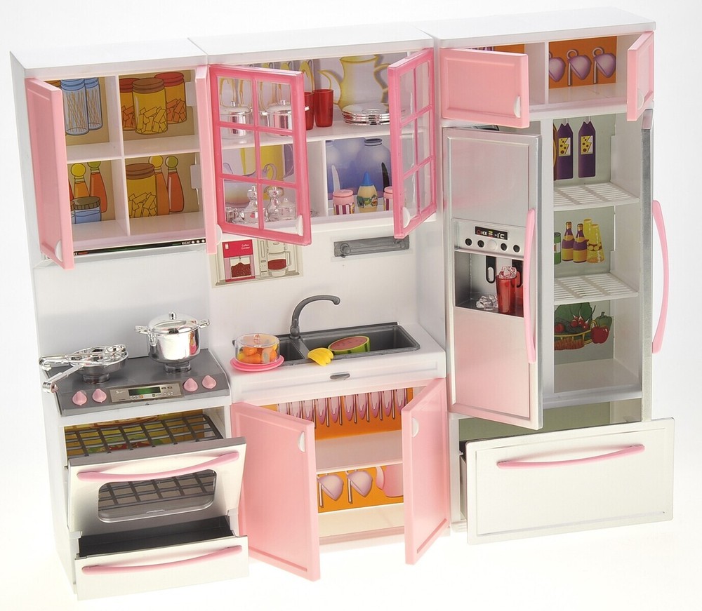 Modern Kitchen Battery Operated Toy Kitchen Playset (PS10P)-Openbox