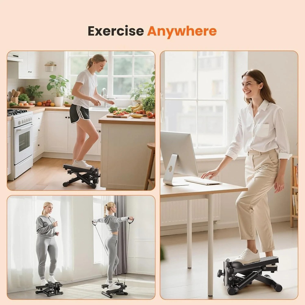 Steppers for Exercise,Mini Stepper with Exercise Equipment for Home Workouts NEW