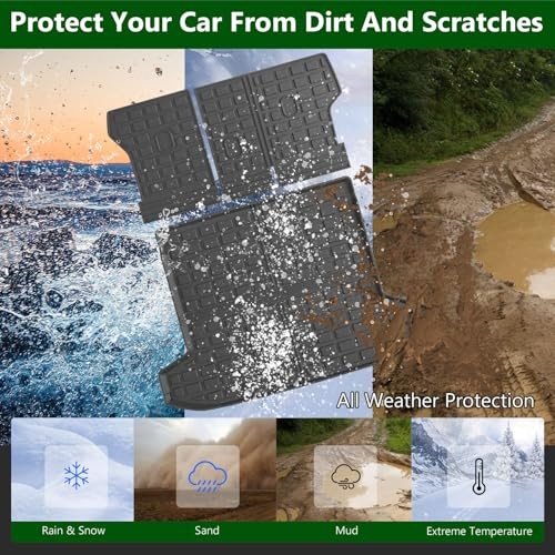 Cargo Mat Backrest Mat Compatible with 2022 Upgraded Trunk Mat+Backrest Mat