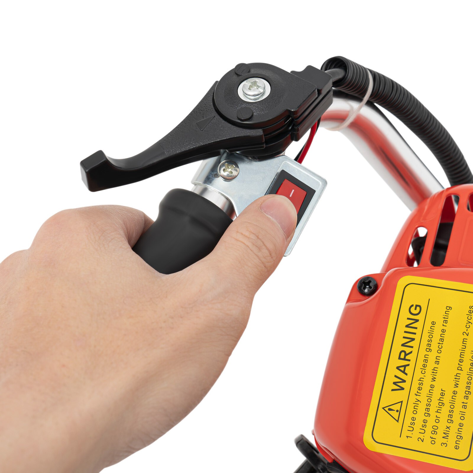 Gasoline Hedge Trimmer Gas Powered Handheld Hedge Trimmer 27.56" Blade Cordless