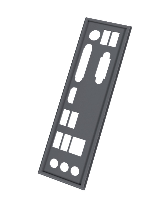 Gigabyte B360M DS3H 3D Printed IO Shield Replacement I/O Back Plate for PC Case