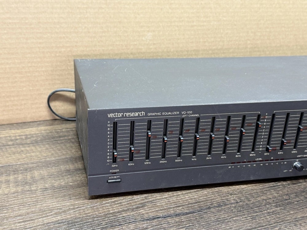 Vintage Vector Research VQ-100 Graphic Equalizer *Tested, Working*