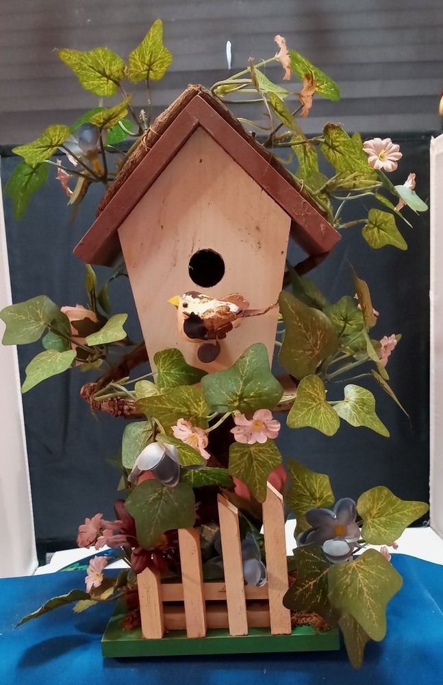 VINE COVERED BIRDHOUSE