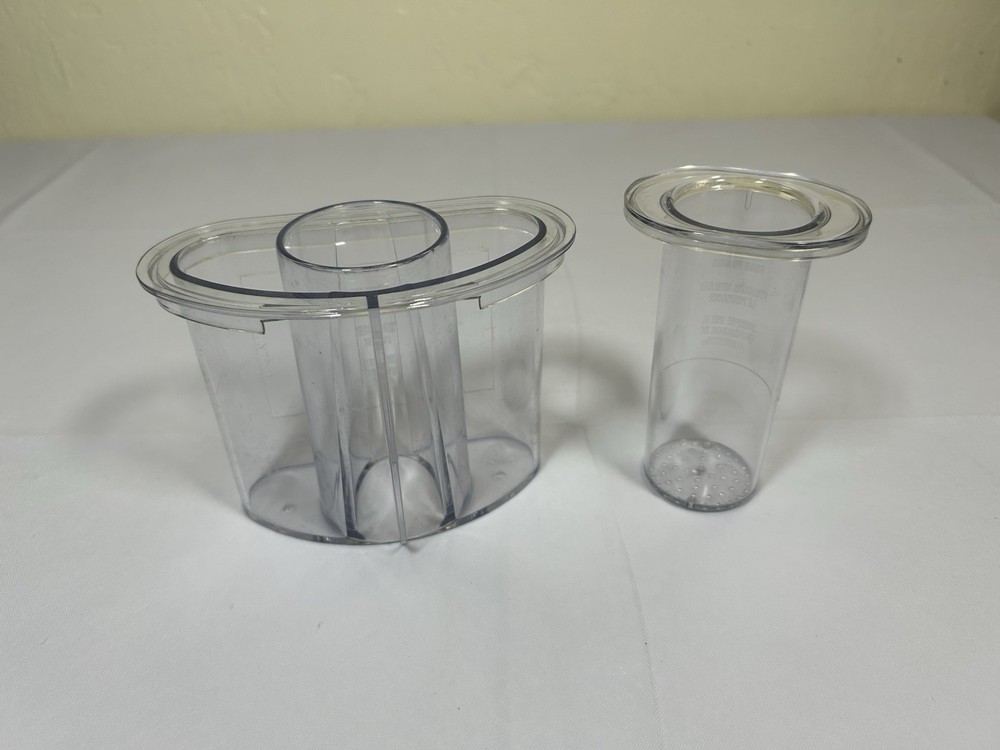 Hamilton Beach Food Processor Model 70580 OEM Replacement Part -  Chute + Pusher