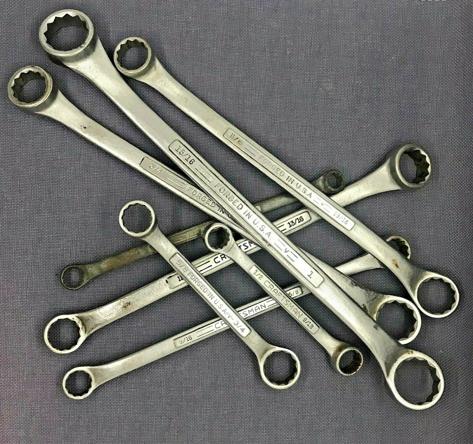 Craftsman USA Double Box End SAE / Standard Wrenches 12 Point - CHOICE