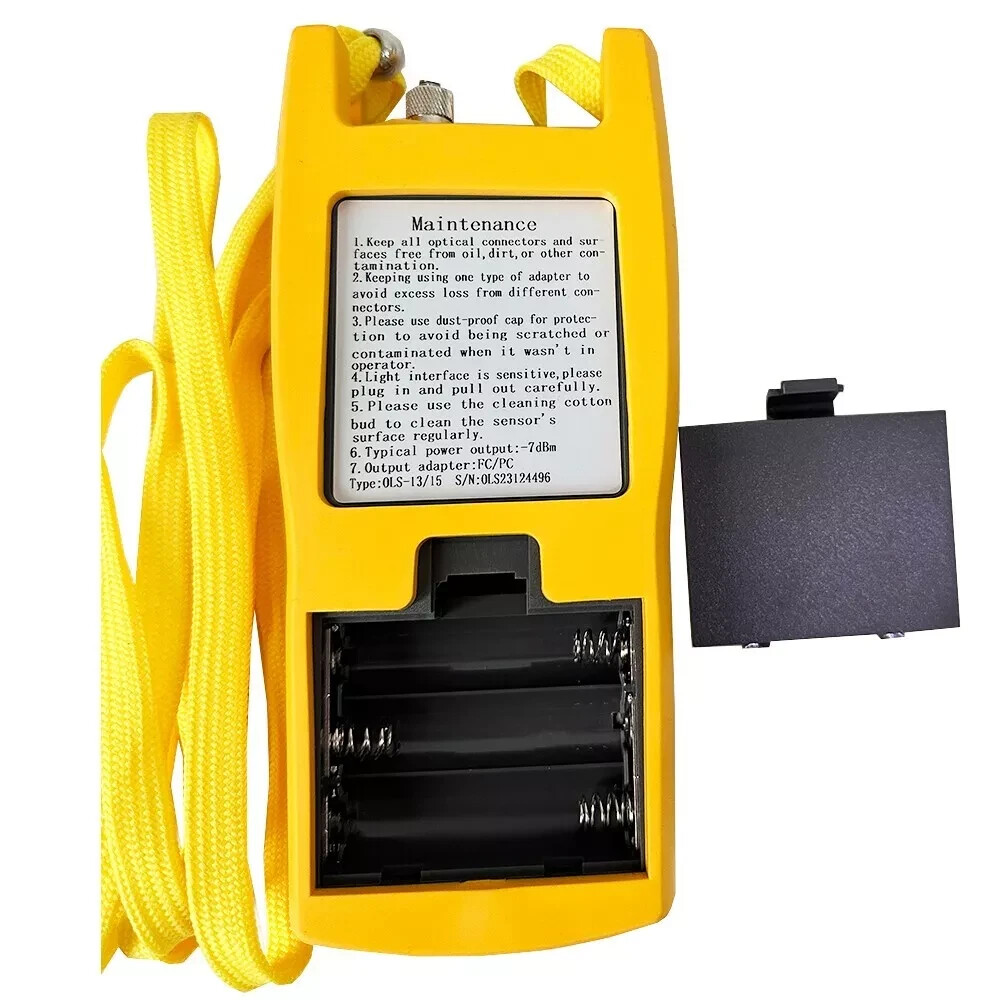 Handled Optical Light Source Optical Laser Source 850/1300nm FTTH Testing Tools