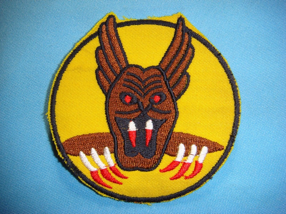 VIETNAM WAR PATCH, USAF 7th FIGHTER SQUADRON SCREAMING DEMONS