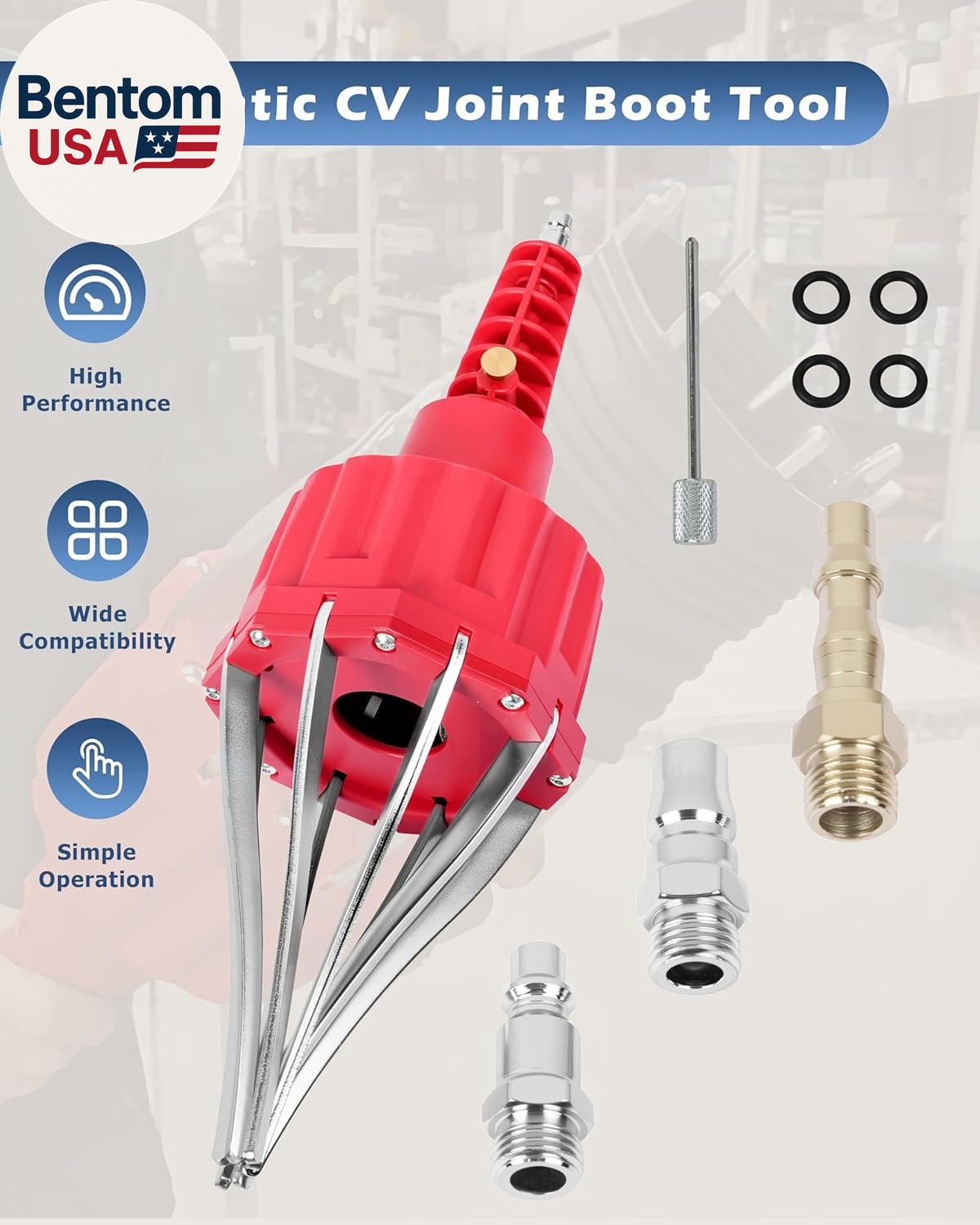 Pneumatic Air Power CV Joint Boot Expander Install Installation Removal Tool for
