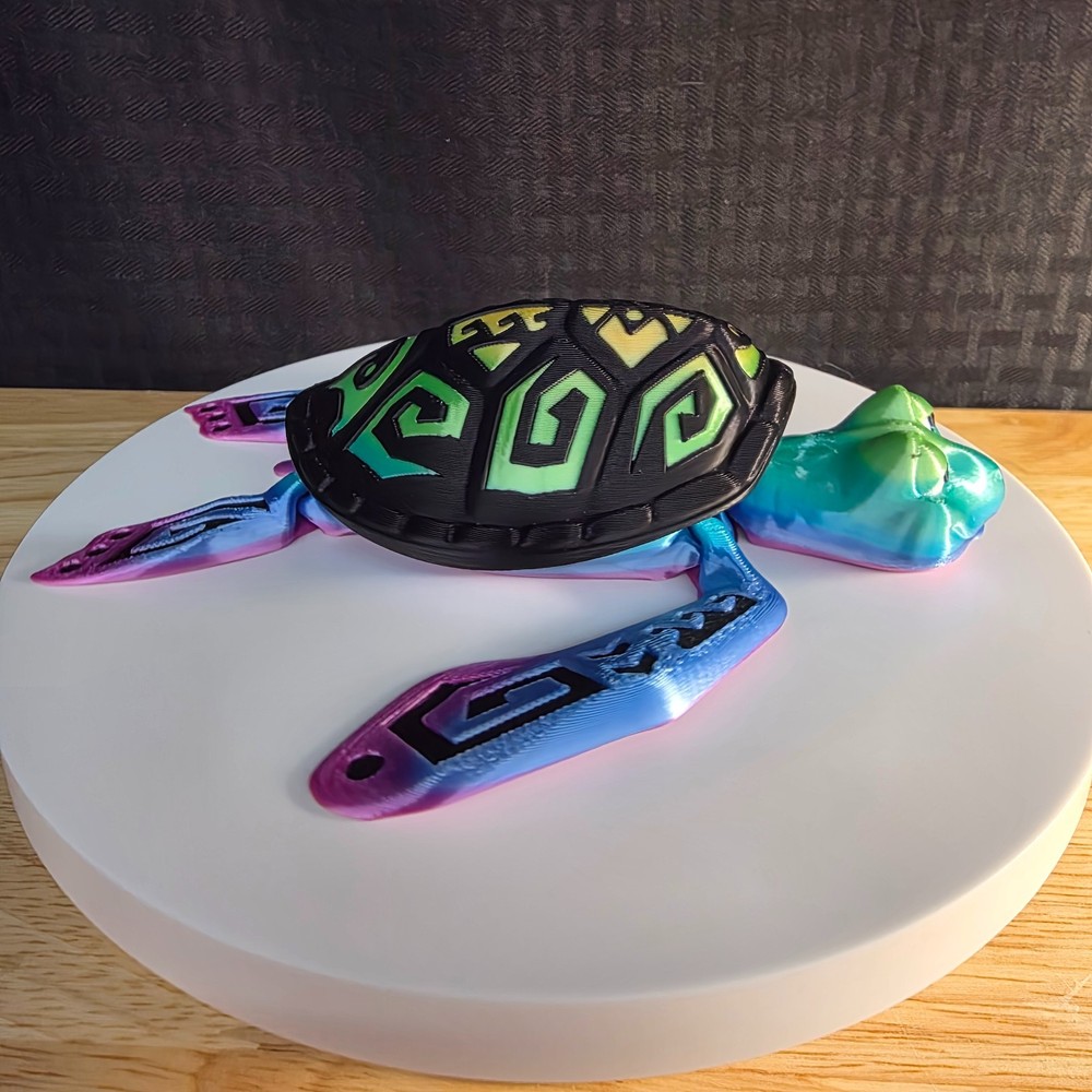 Sea Turtle Flexi, 3D Printed Items