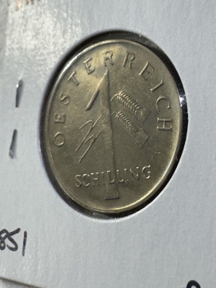 1934 Austria 1 Schilling Coin
