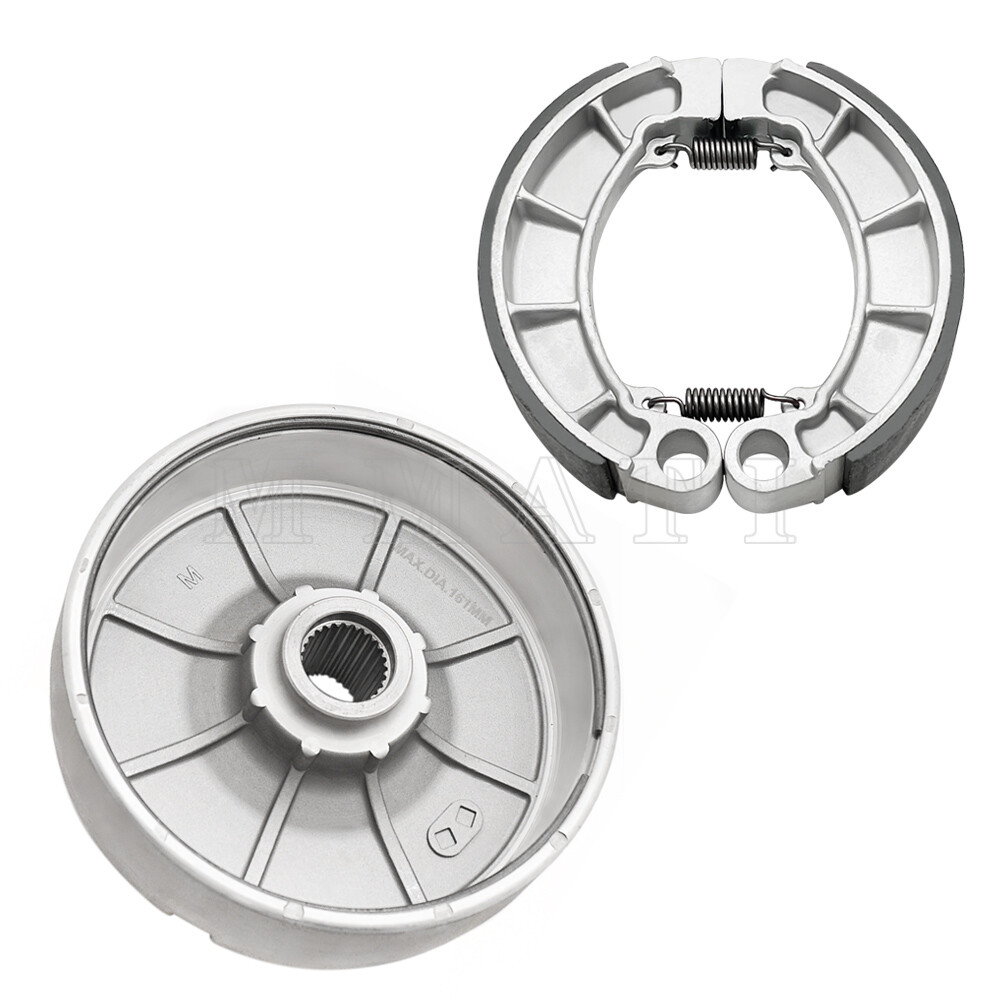 Rear Brake Drum W/Shoes Kit for Honda Rancher 350 TRX350FE/FM/TE/TM 2000-2006