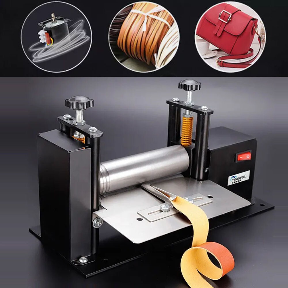 Small Leather Drawing Machine Shoulder Strap Cylinder Pressure Leather Machine