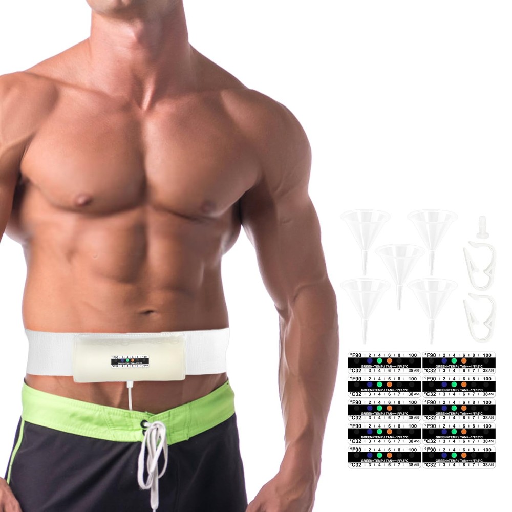 Complete Urine Test Kit with Adjustable Belt, Sample Bag, and Temperature