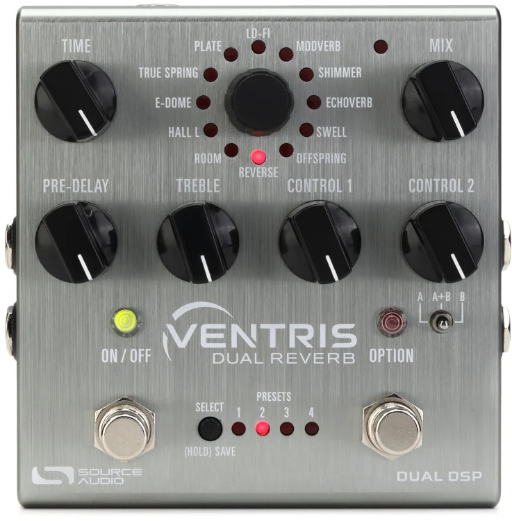 Source Audio Ventris Dual Reverb Pedal