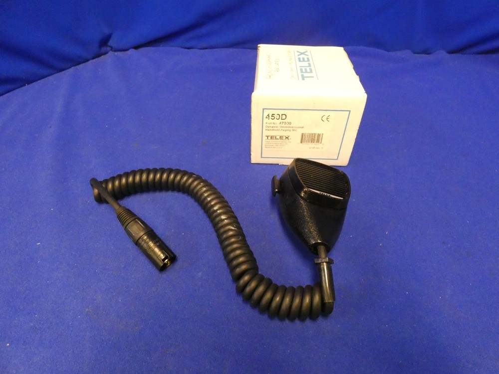 Telex 450D 200 Ohm Dynamic Paging Handheld Microphone