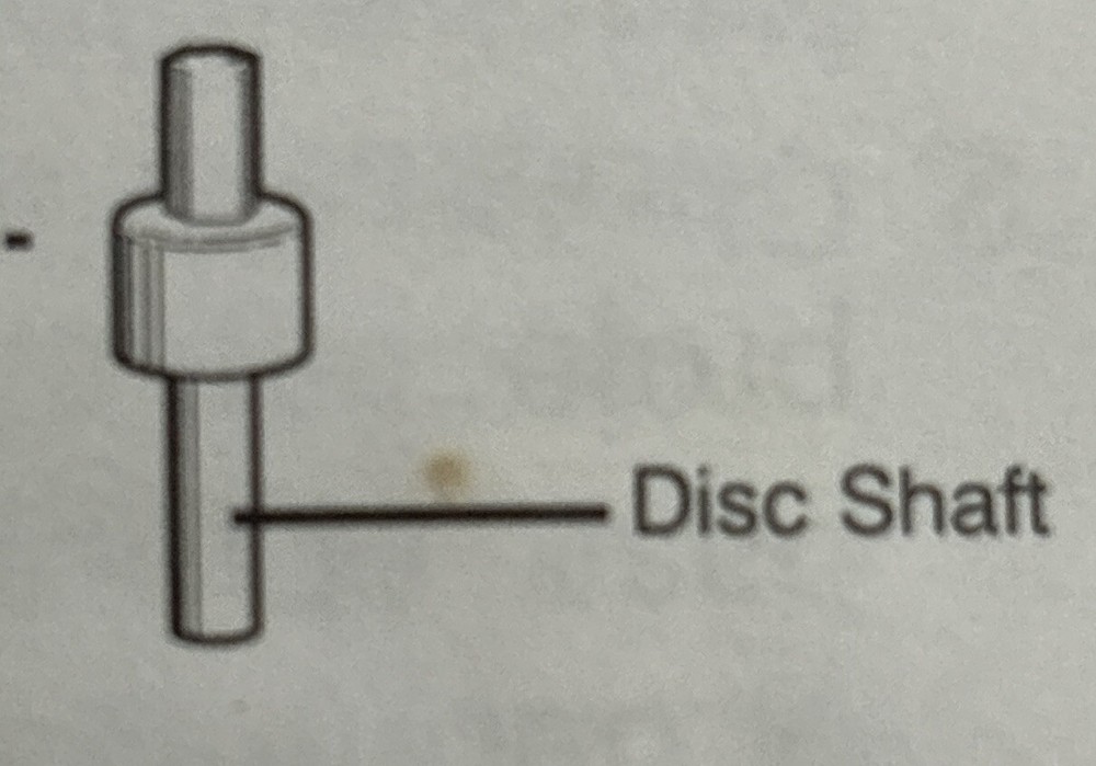 Hamilton Beach Replacement Disc Shaft for ChefPrep Food Processor 70150 Used