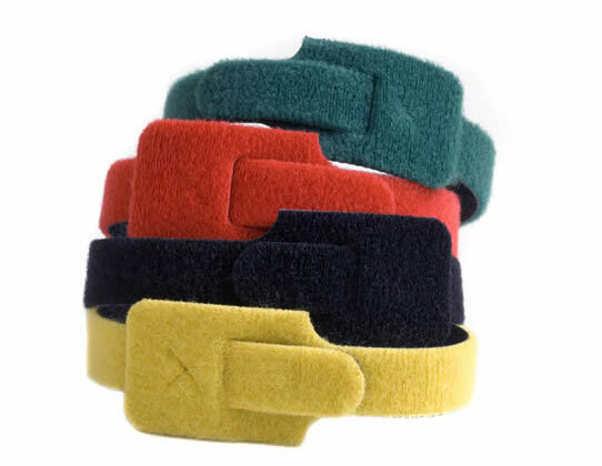 325 X 13mm HOOK & LOOP CABLE TIE - BLACK