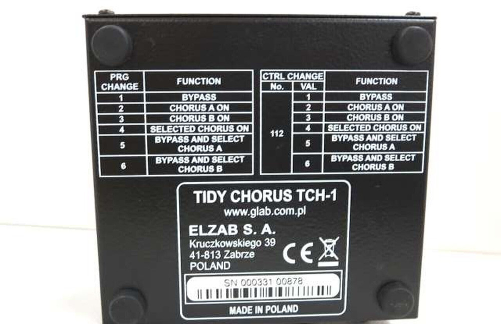 G-LAB Guitar Laboratory Tidy Chorus TCH-1 Effect Pedal