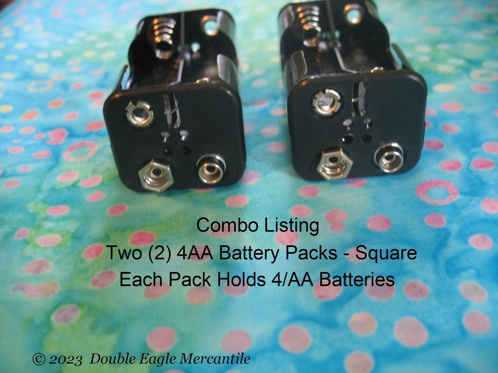 Two (2) 4AA Battery Holders