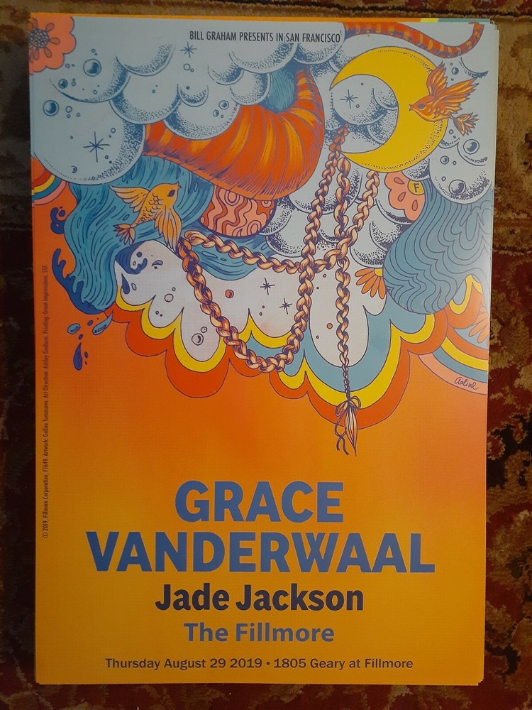 MINT GRACE VANDERWAAL JADE JACKSON Fillmore Poster 2019 a
