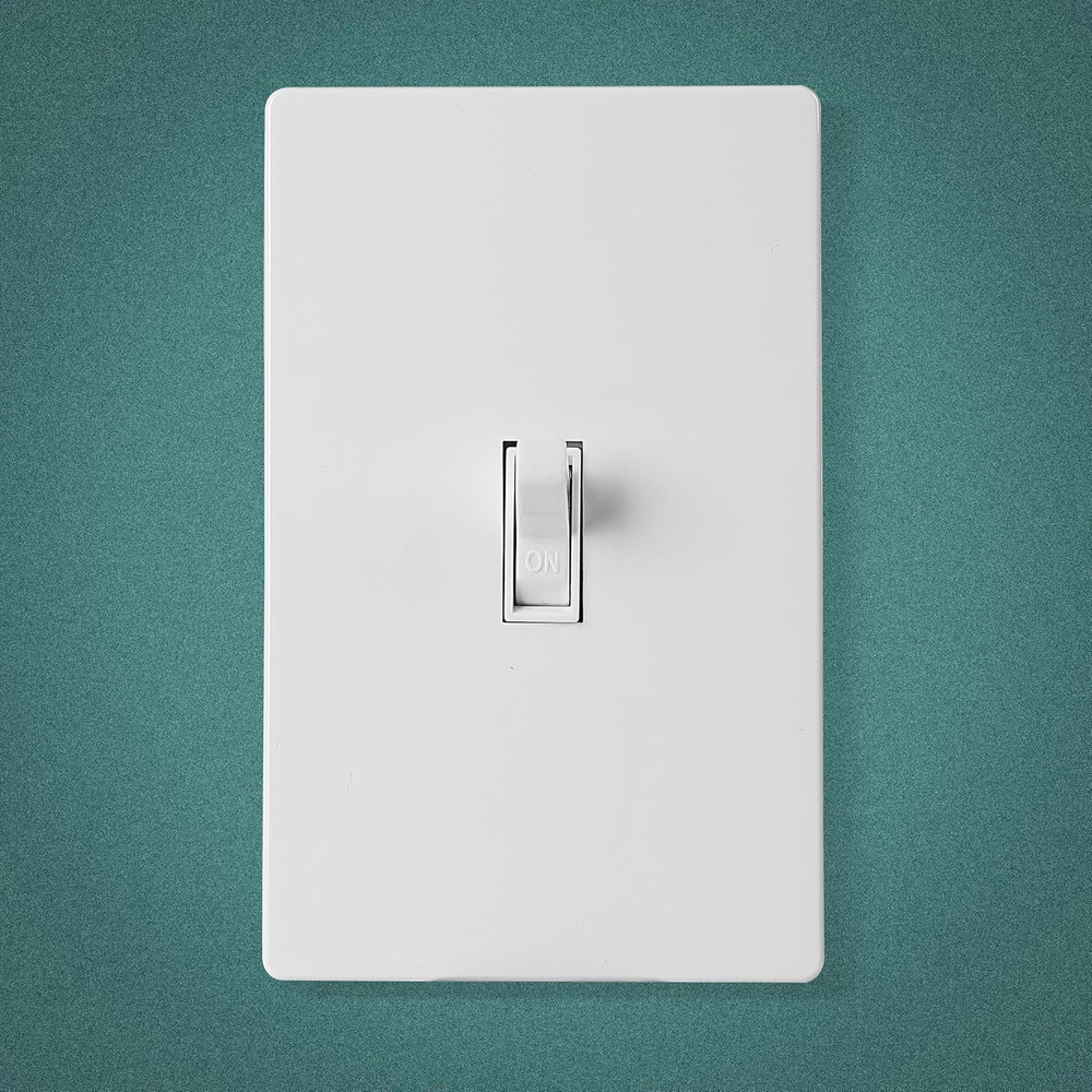 10 PCS Light Plates Switch Covers, Screwless, Toggle Switch Cover, Thermoplastic