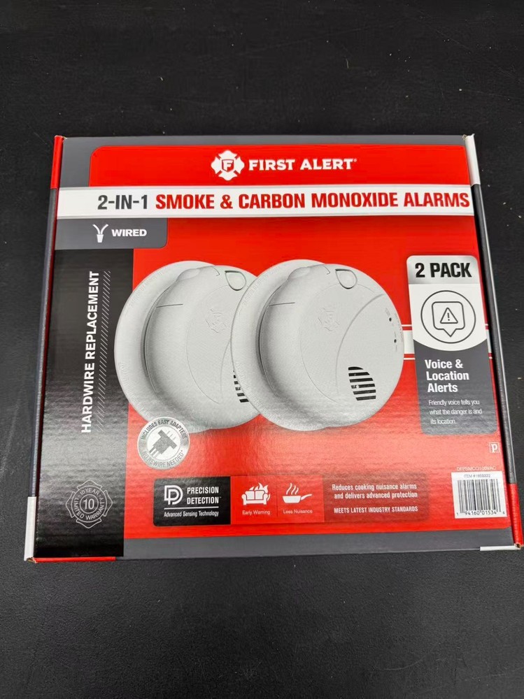 First Alert Hardwired Combo Smoke and CO Alarm