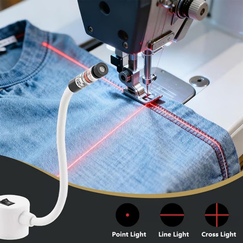 Cross Red Laser Positioning Light for Sewing Machine Cutting Machine 110-120V
