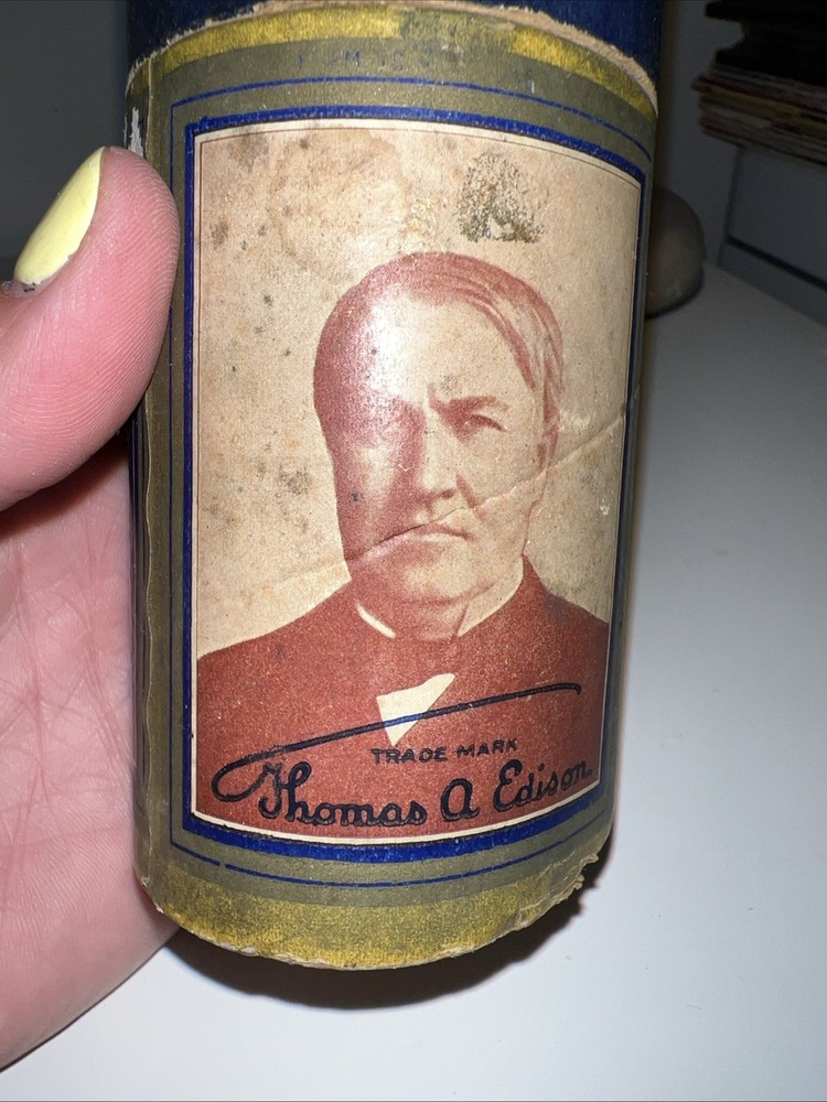 Edison Blue Amber Record When I Lost You Gillette