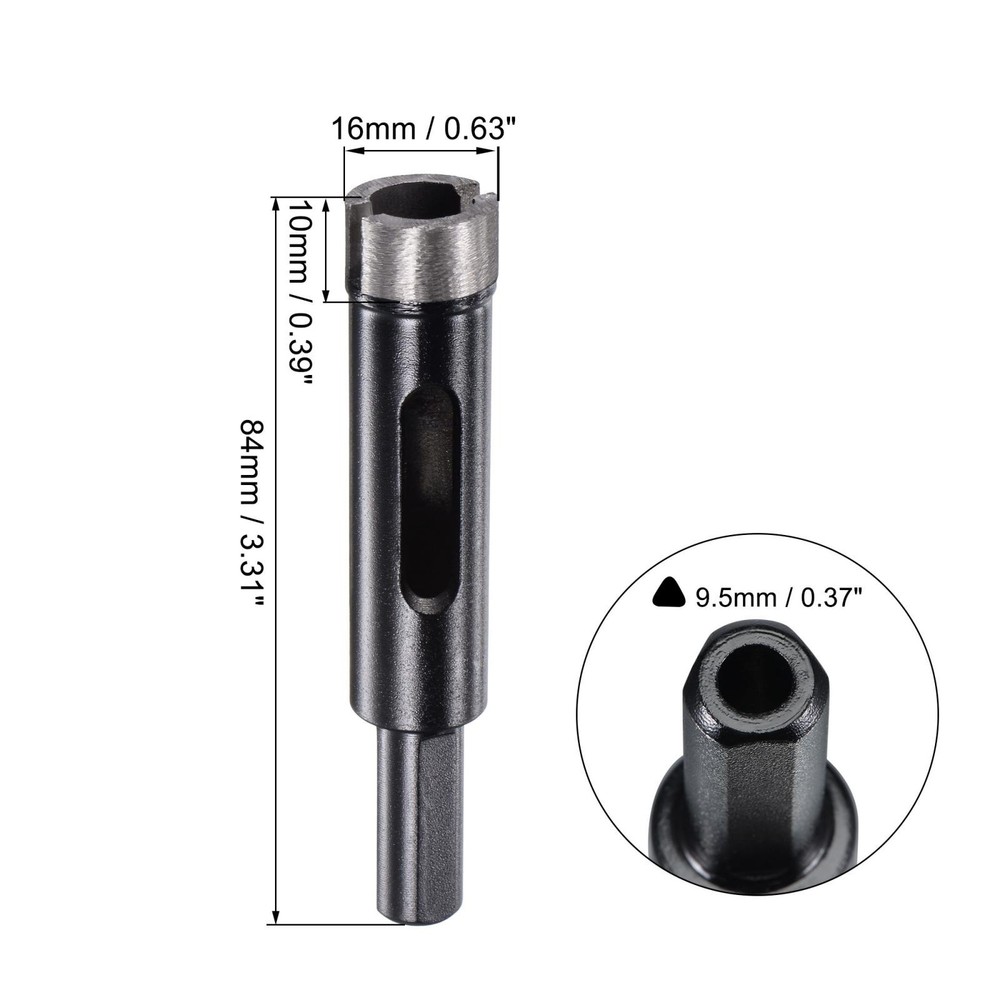 16mm Diamond Core Drill Bits Wet for Concrete Brick Block Masonry