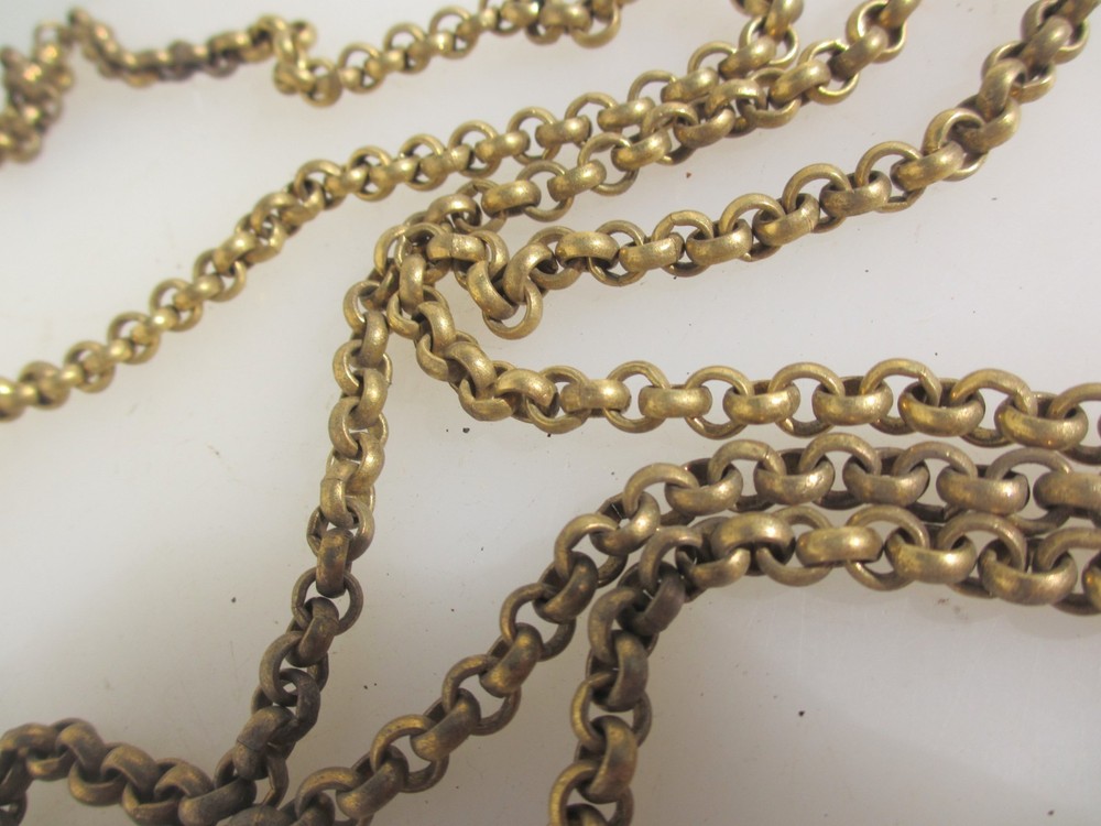 Victorian Brass Lighting Chain Hanger Chandelier Light Pull Plug Antique Old 56"
