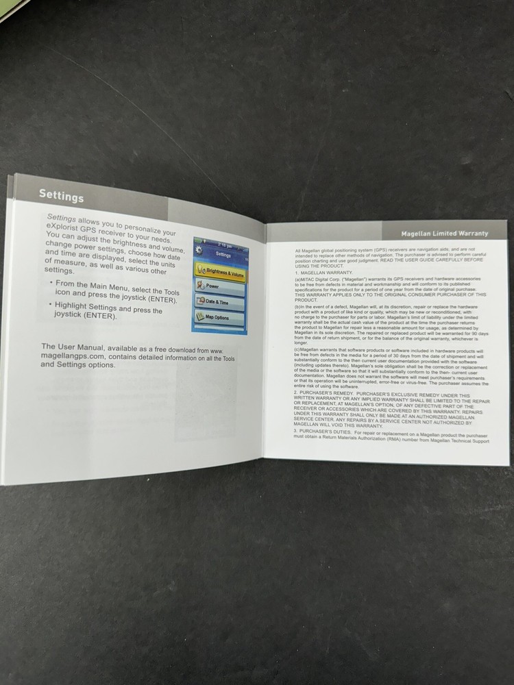 Magellan eXplorist 110 Handheld Geocaching GPS *Tested & Working*