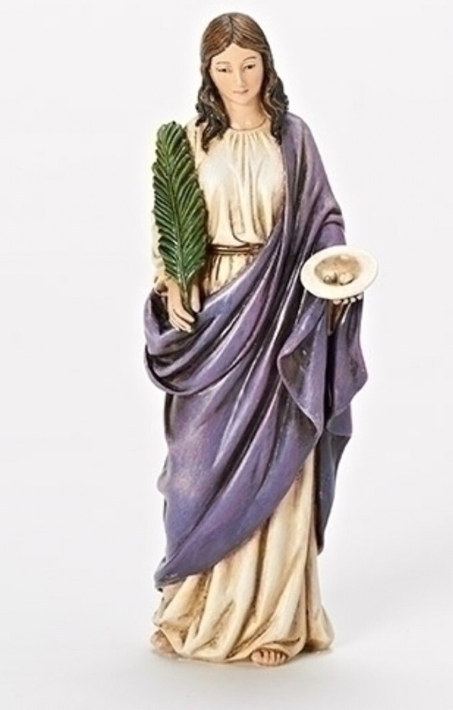 Saint Lucy 6" Statue, New #RM-14